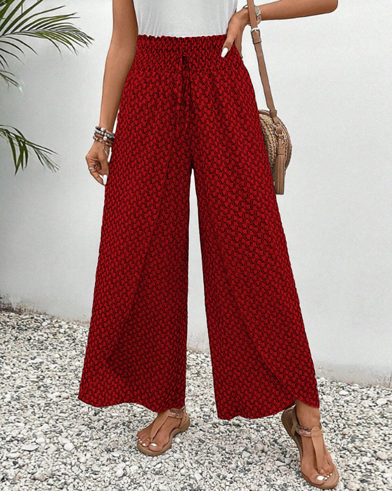 Sapphira | Pantalon femme avec imprimé géométrique