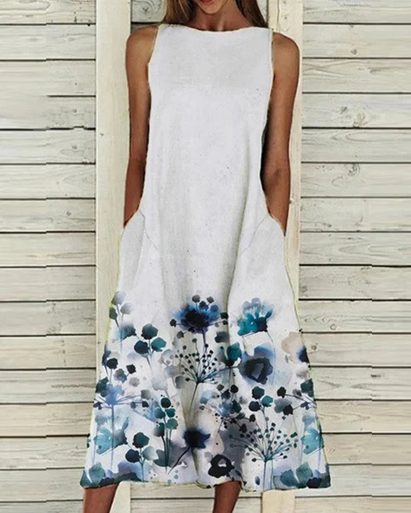 Dety | Robe fleurie luxueuse pour femmes