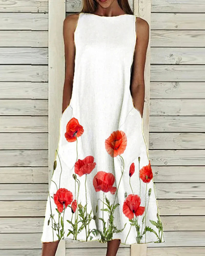 Dety | Robe fleurie luxueuse pour femmes