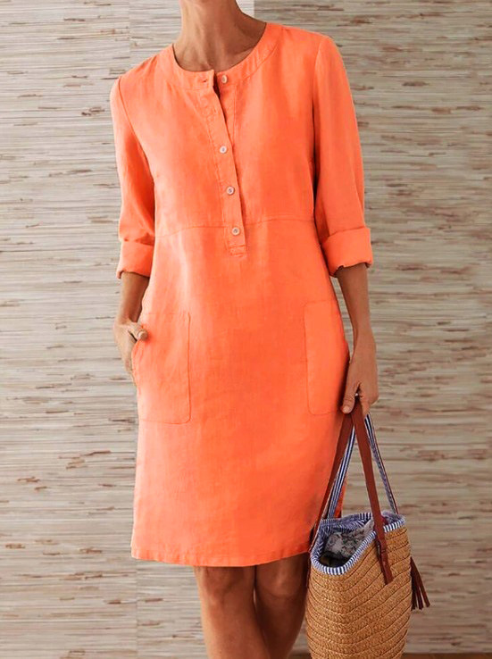 Robe Longue à Manches pour Femmes | Midi