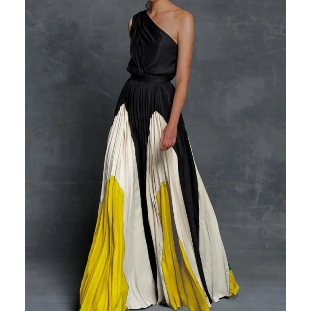 Elegant Women's One Shoulder Dress | Maxi