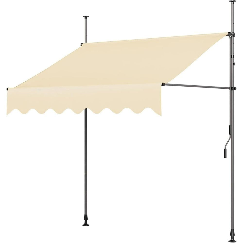 Auvent de Patio Extérieur sans Perçage Protection UV