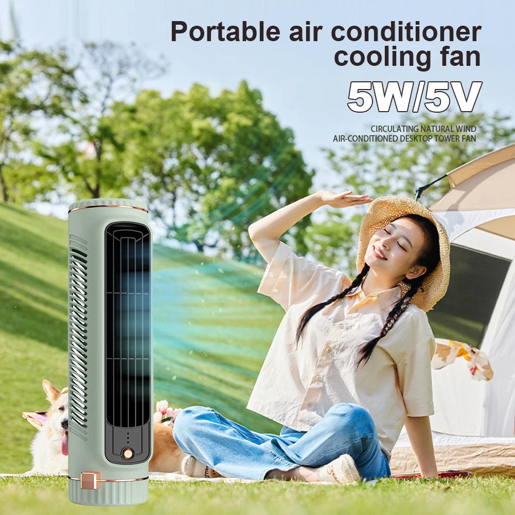 Ventilateur de Tour Climatiseur Portable Sans Lame