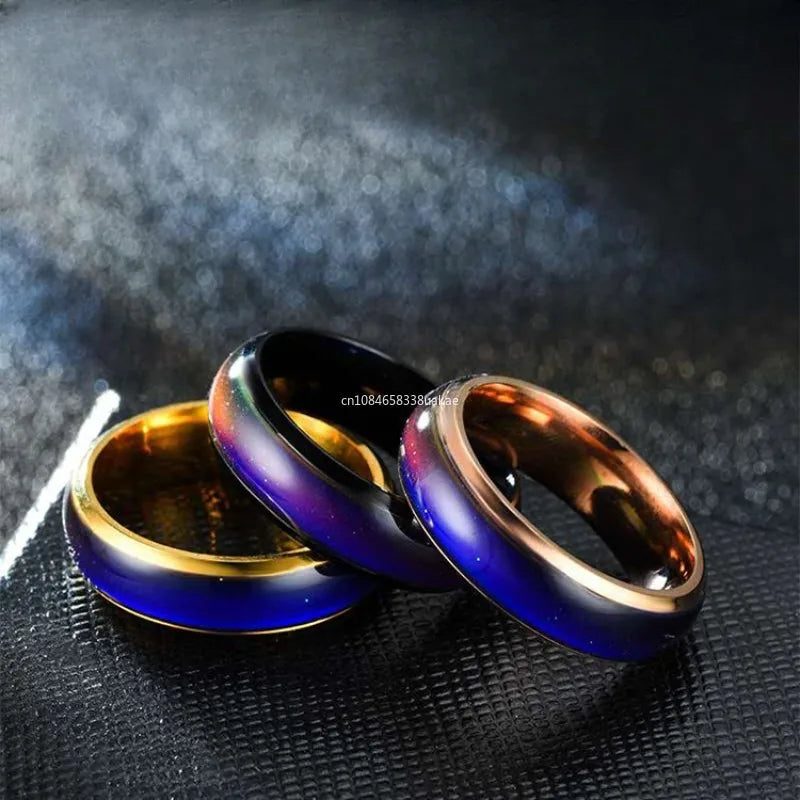 Bague d'Humeur en Acier Inoxydable