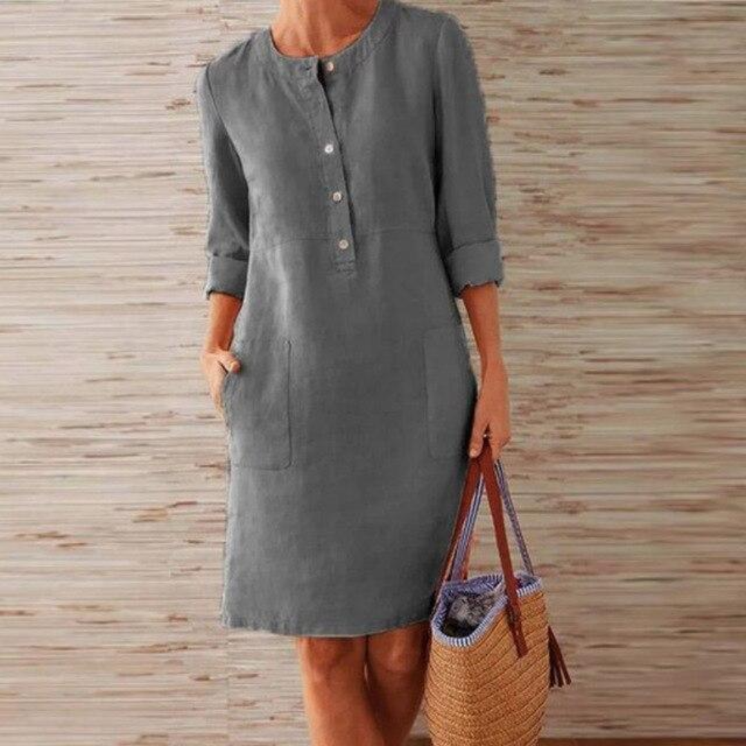 Robe Longue à Manches pour Femmes | Midi
