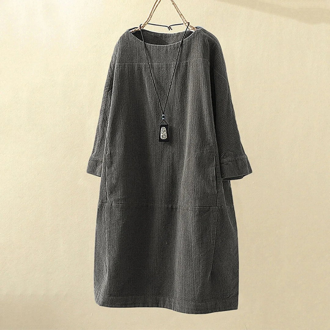 Winter dress for women, loose and warm fit | Midi
