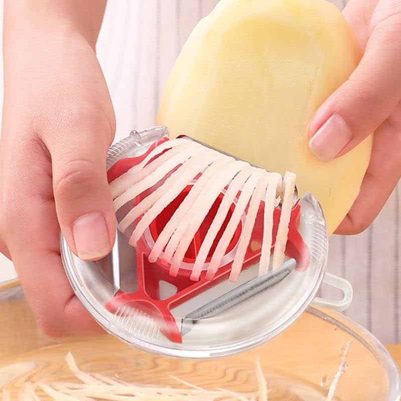 Éplucheur Râpeur 3-en-1 Outil de Cuisine