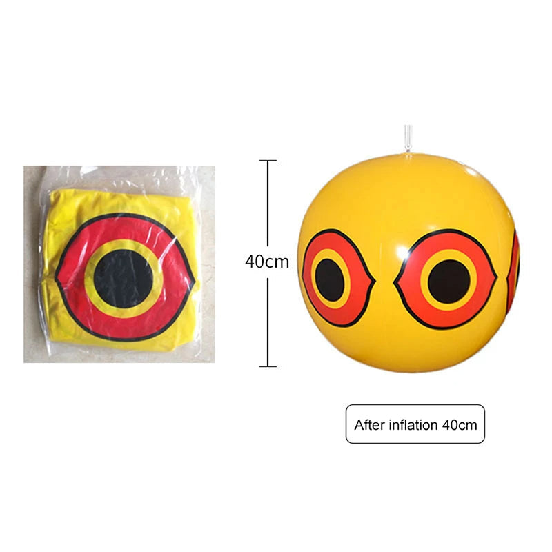 Ballon Repousse-Oiseaux à Yeux Effrayants Gonflable