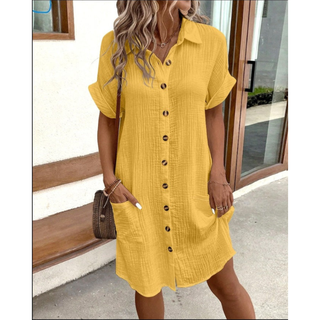 Gabriele | Robe Chemise Élégante pour Femmes