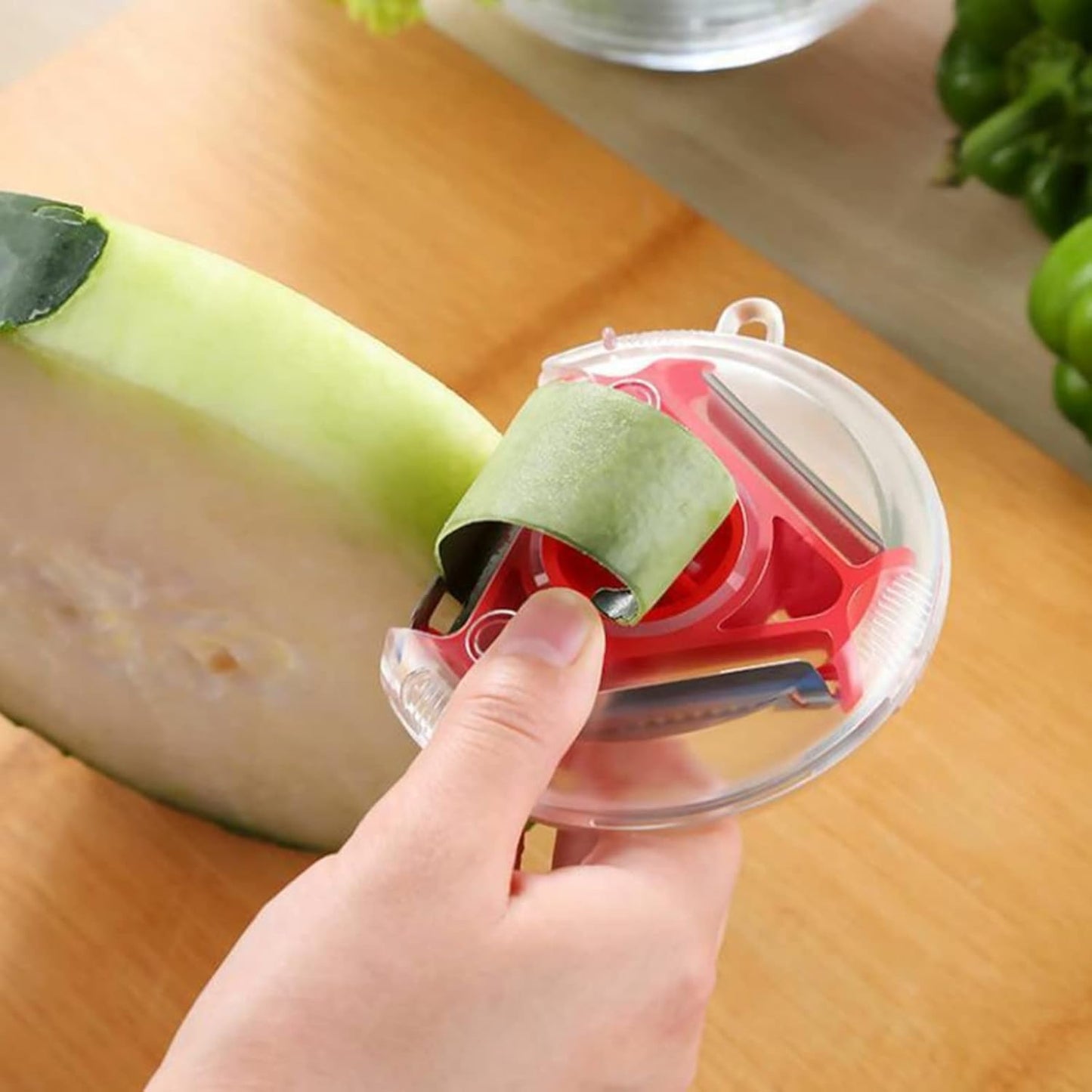 Éplucheur Râpeur 3-en-1 Outil de Cuisine