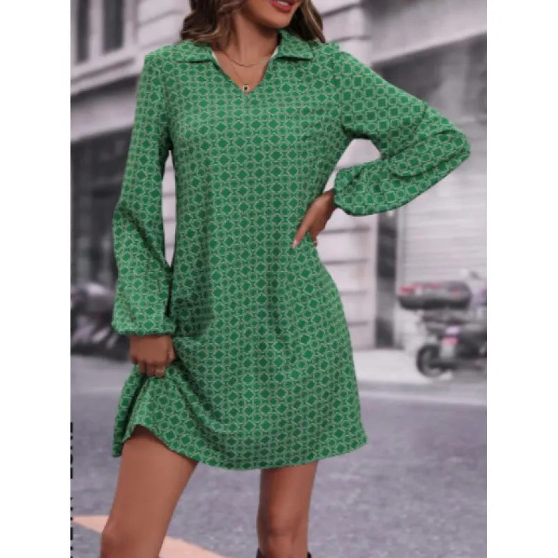 Hazel | Long Sleeve Printed Robe