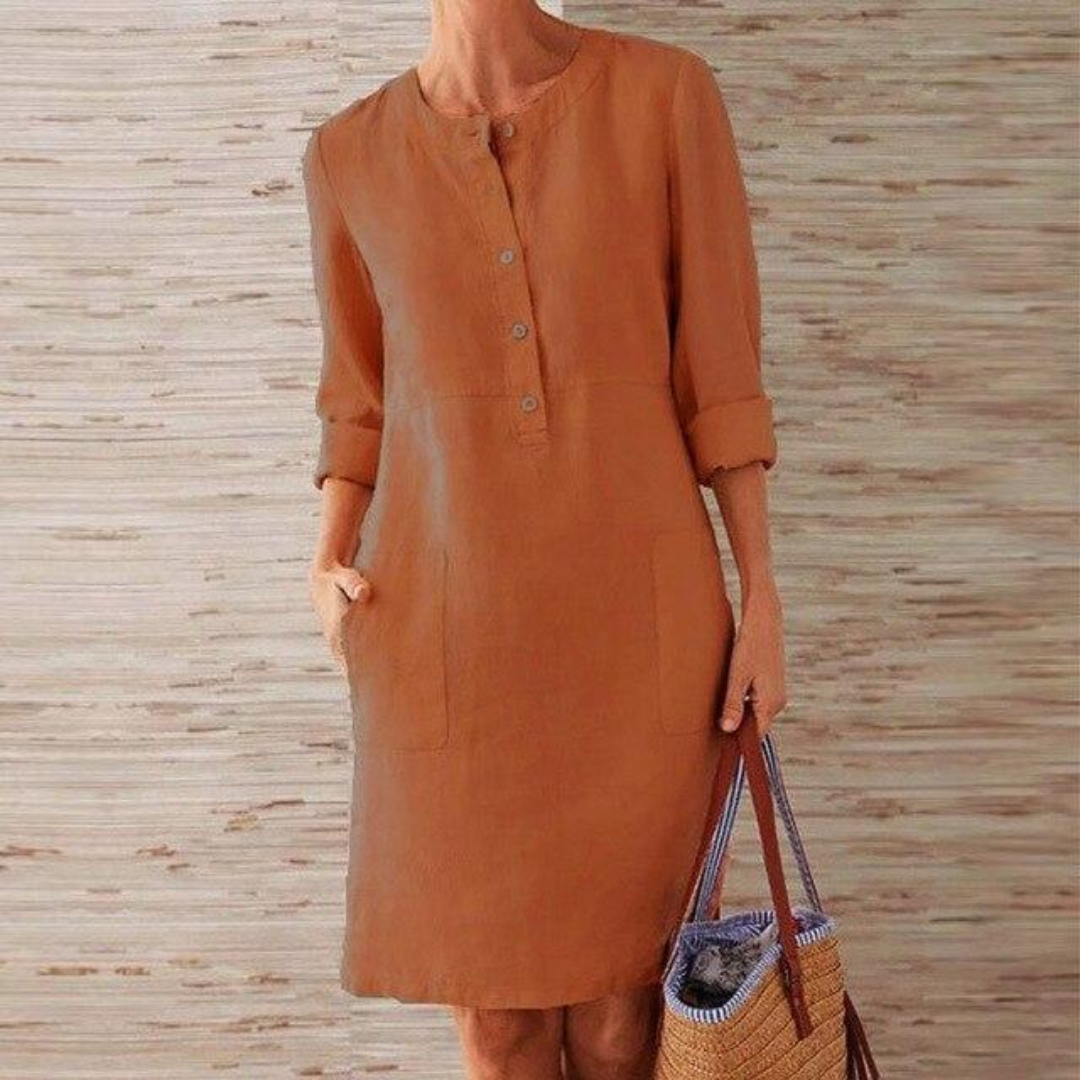 Robe Longue à Manches pour Femmes | Midi