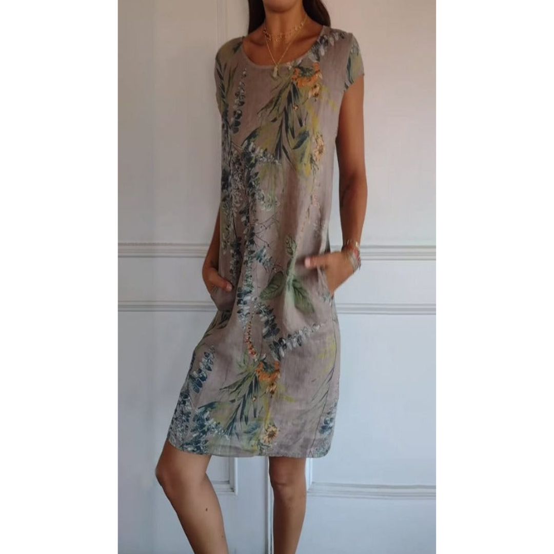 Margarita | Robe confortable avec col rond