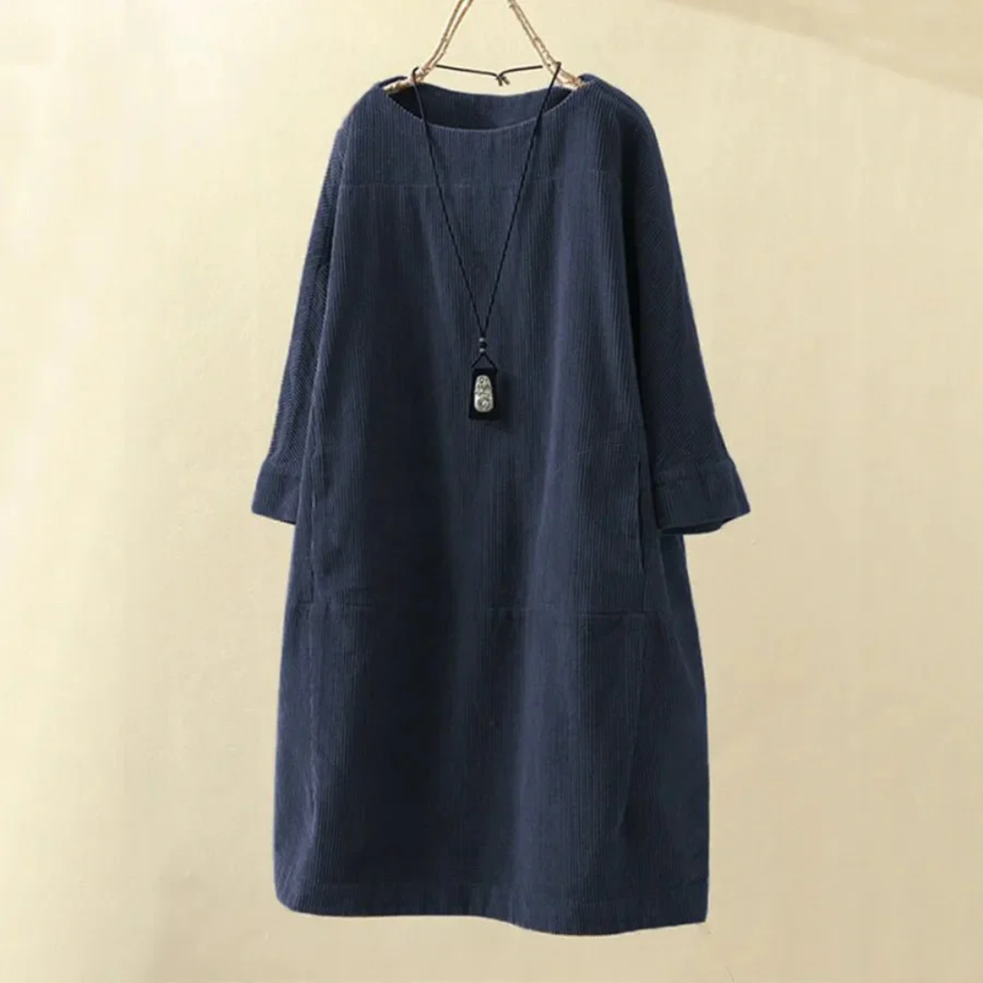 Winter dress for women, loose and warm fit | Midi