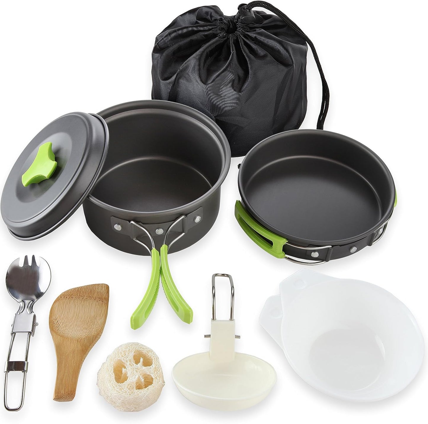 Camping Pot and Pan Set for Hiking