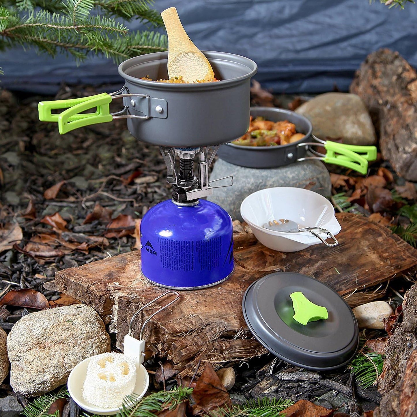Camping Pot and Pan Set for Hiking