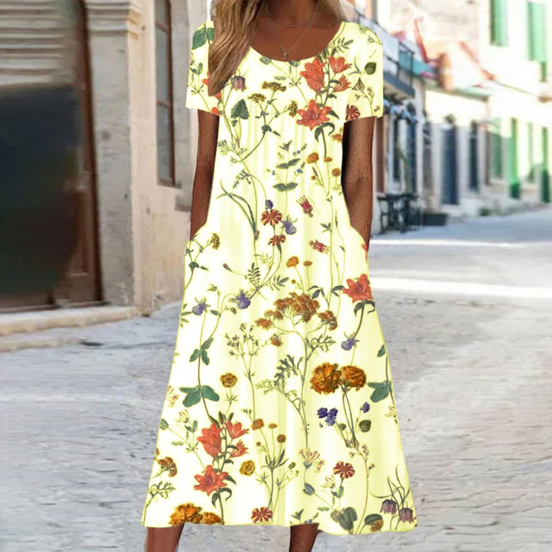 Fia | Robe à motifs floraux pour femmes