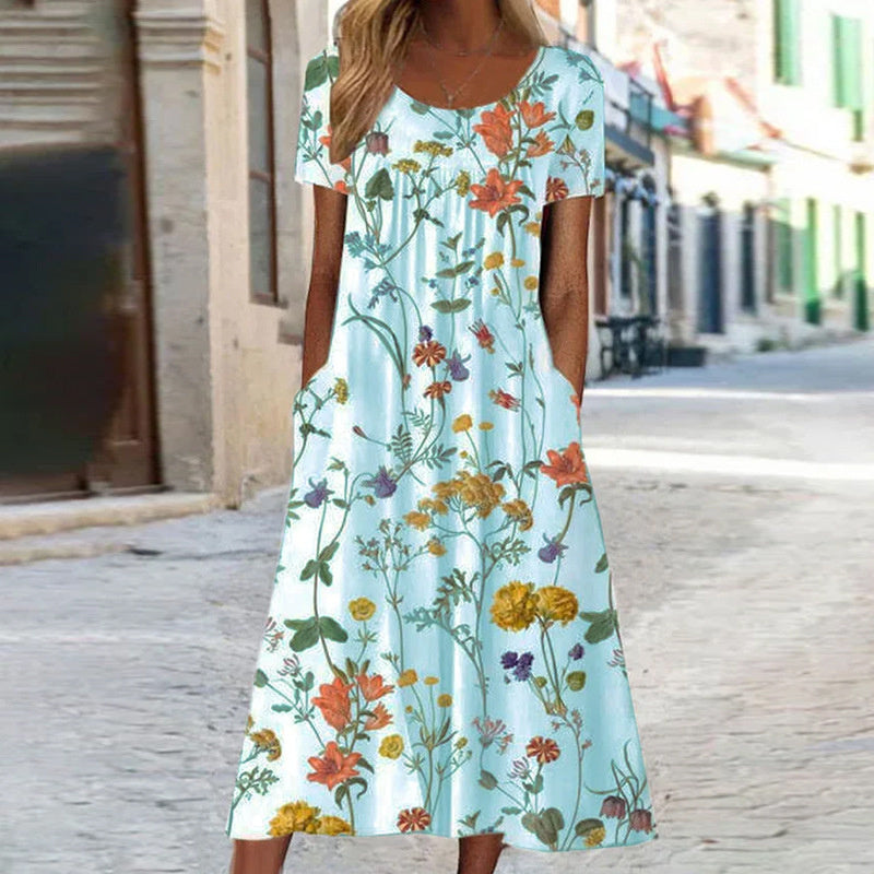 Fia | Robe à motifs floraux pour femmes