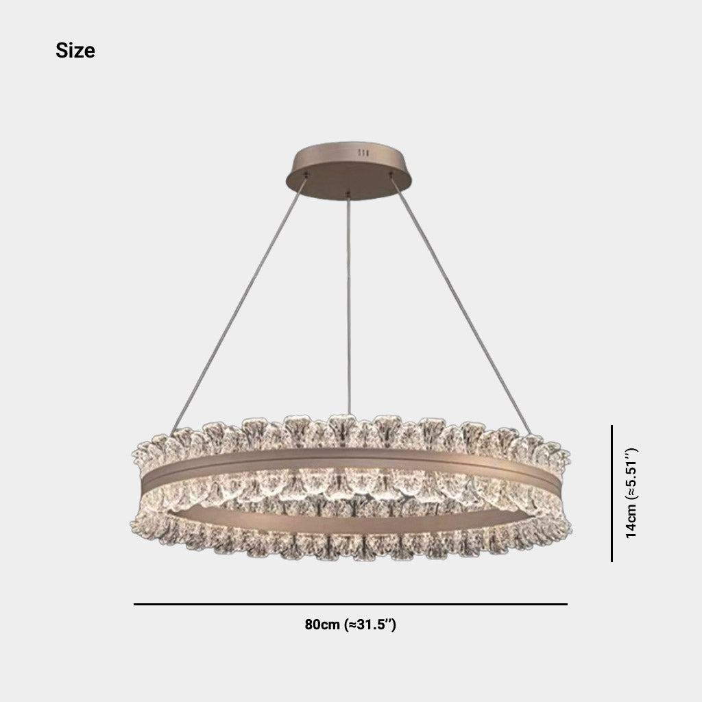 Suspension Lustre Luxe LED Anneau / Linéaire