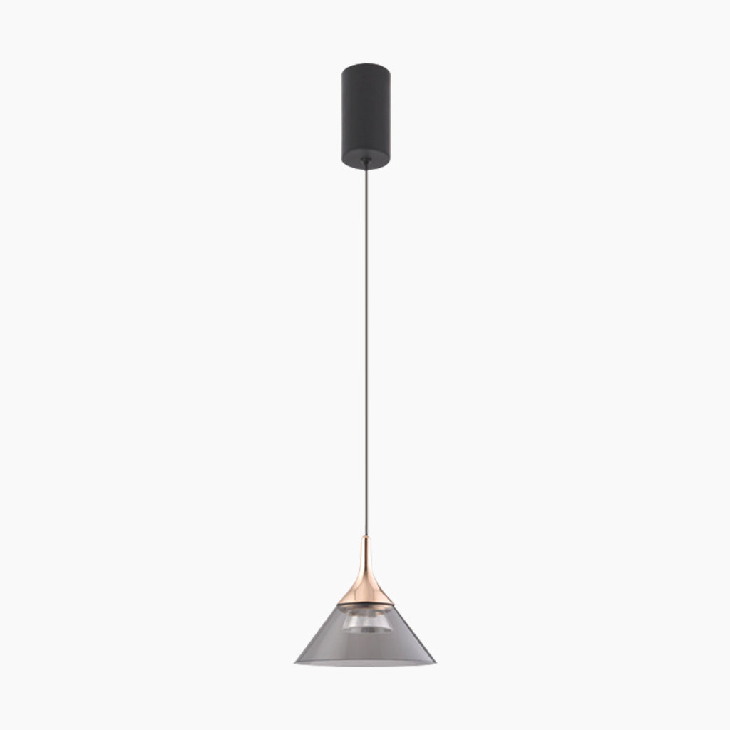Suspension Hanglamparmatuur Moderne Minimaliste Cône, Aluminium & Acryl