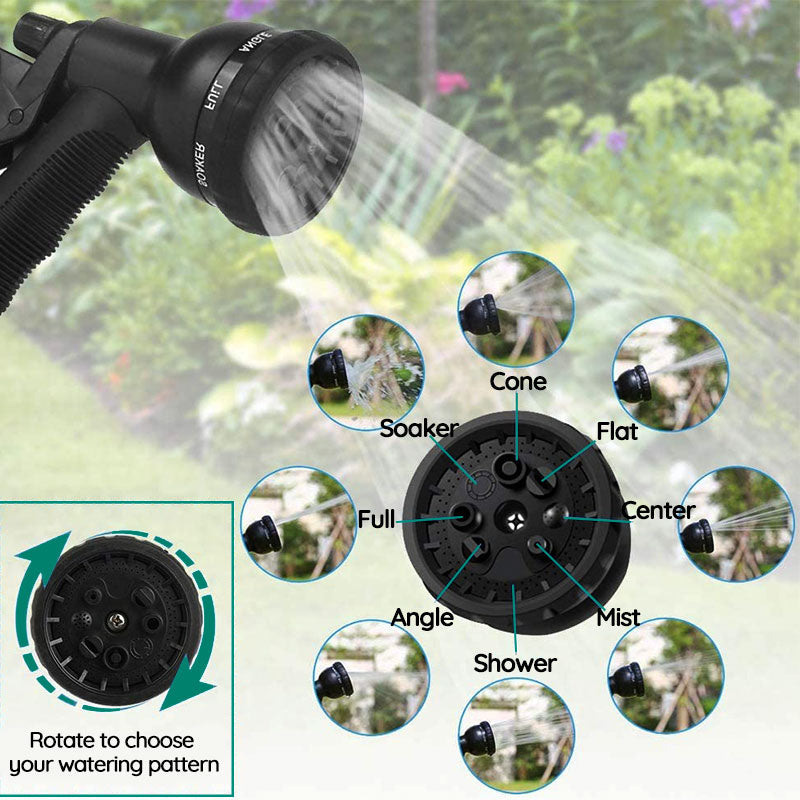 Tuyau d'Arrosage de Jardin Extensible de 100FT
