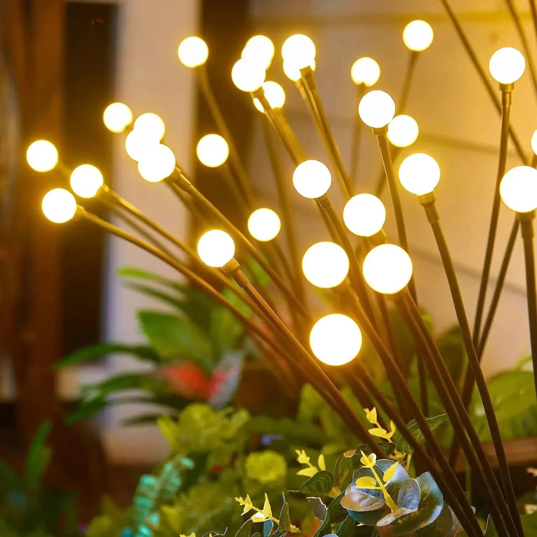 Lumières de jardin lucioles solaires