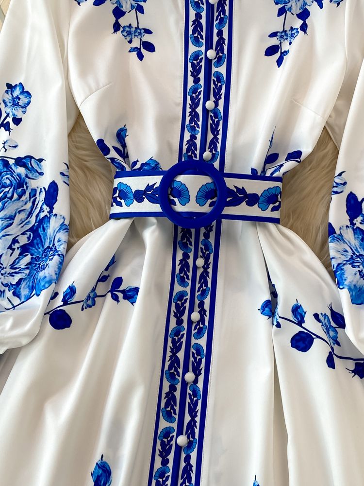 Gesinelar | Robe élégante pour femmes | Bleu