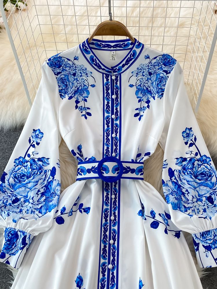 Gesinelar | Robe élégante pour femmes | Bleu