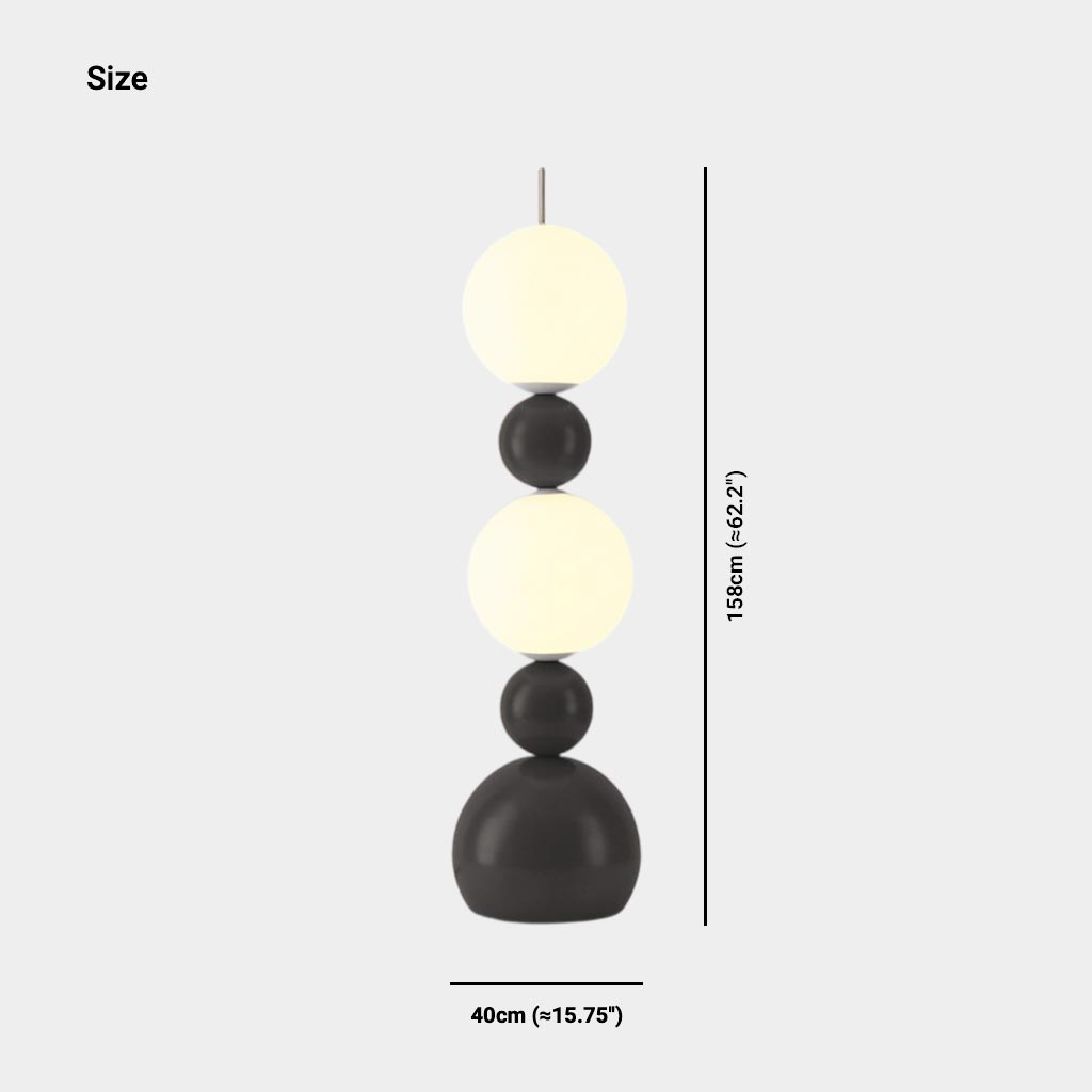 Lampe sur pied Créative boule calebasse bal dimmable LED