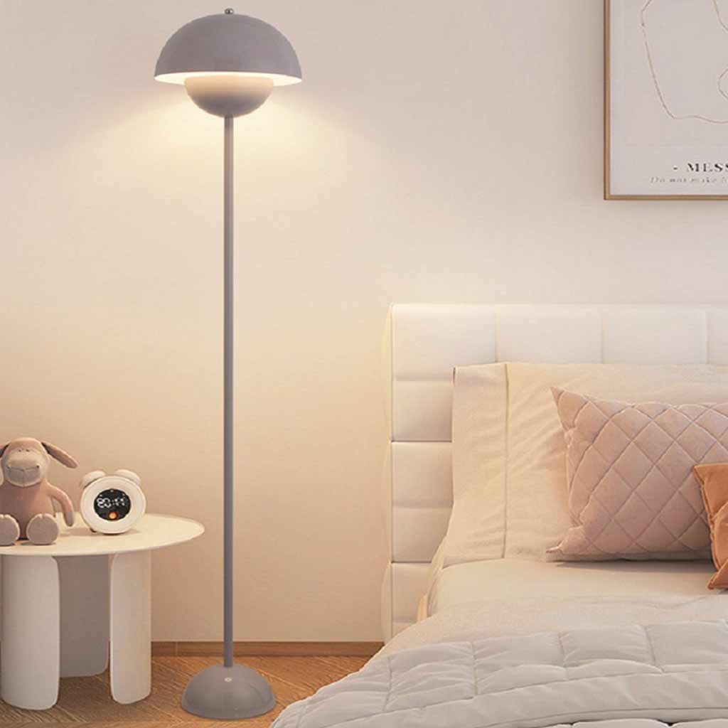 Lampe sur pied champignon en fer LED d'angle, 5 couleurs