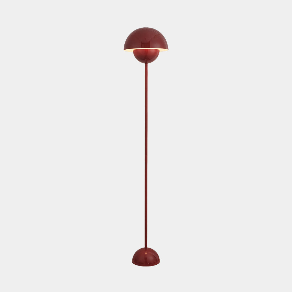 Lampe sur pied champignon en fer LED d'angle, 5 couleurs