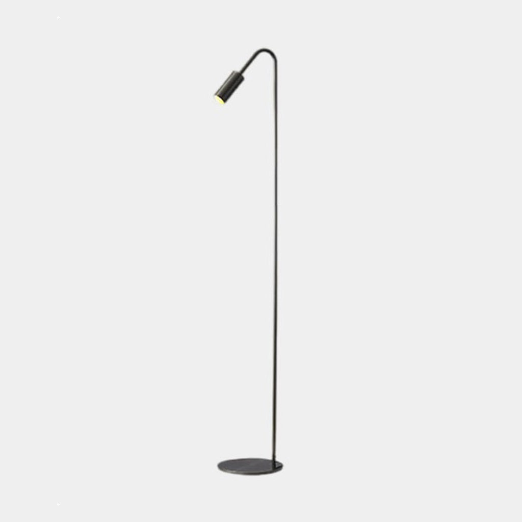 Lampe sur pied Minimaliste en cuivre avec projecteurs LED, noir / or