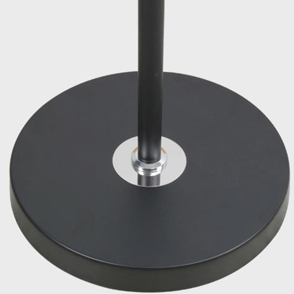 Lampe sur pied minimaliste slim LED dimmable pour étude, noir
