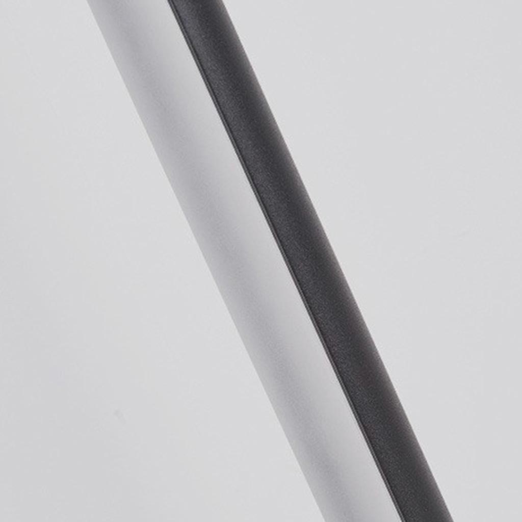 Lampadaire minimaliste, linéaire et dimmable LED, noir / blanc