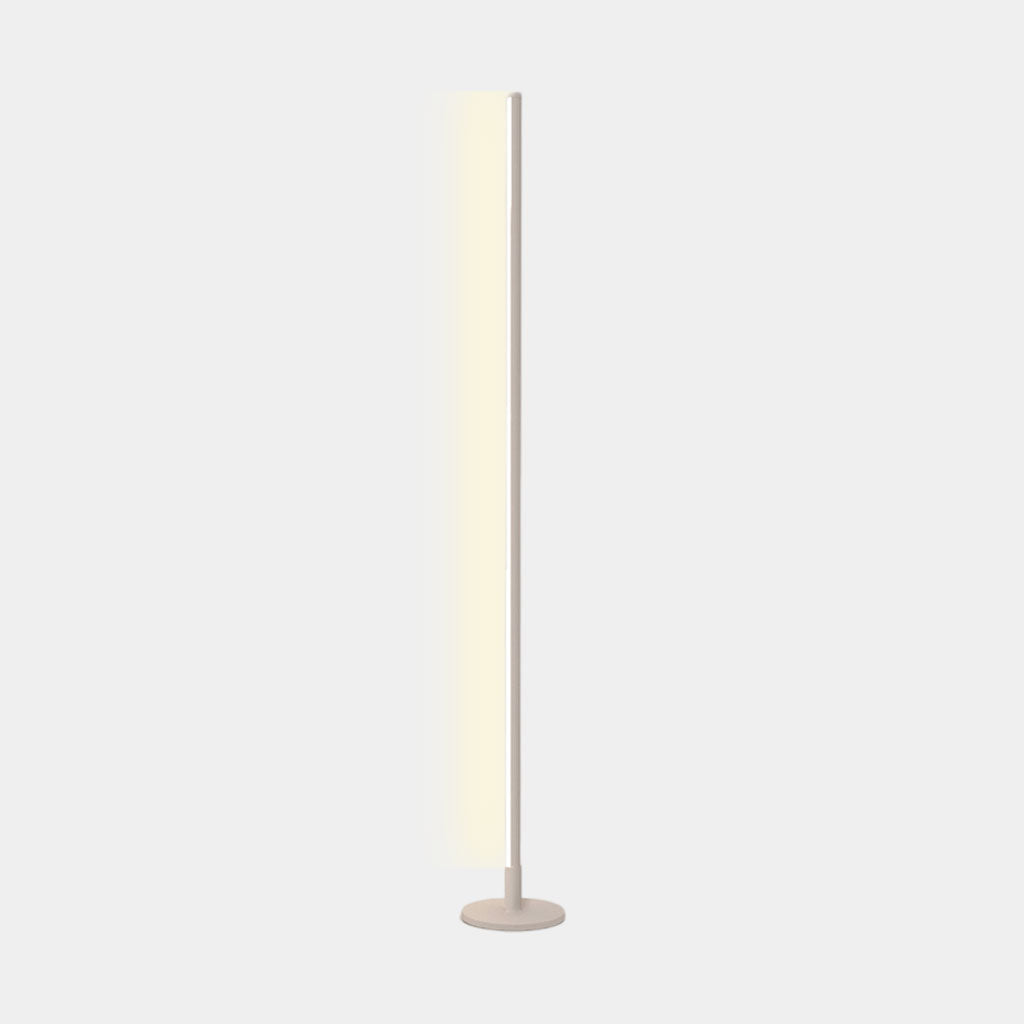 Lampadaire minimaliste, linéaire et dimmable LED, noir / blanc
