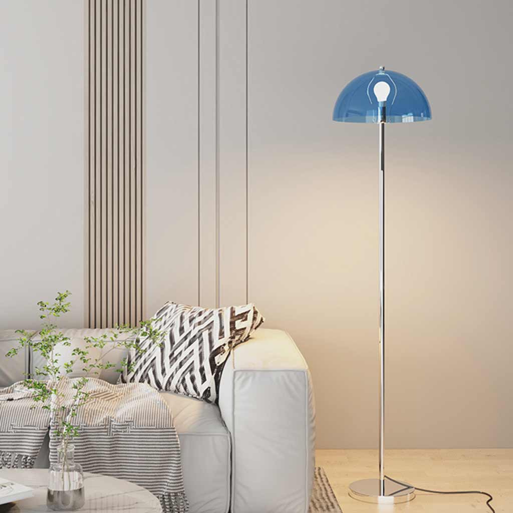 Lampe sur pied en acrylique du Nord avec dôme Madelmeer