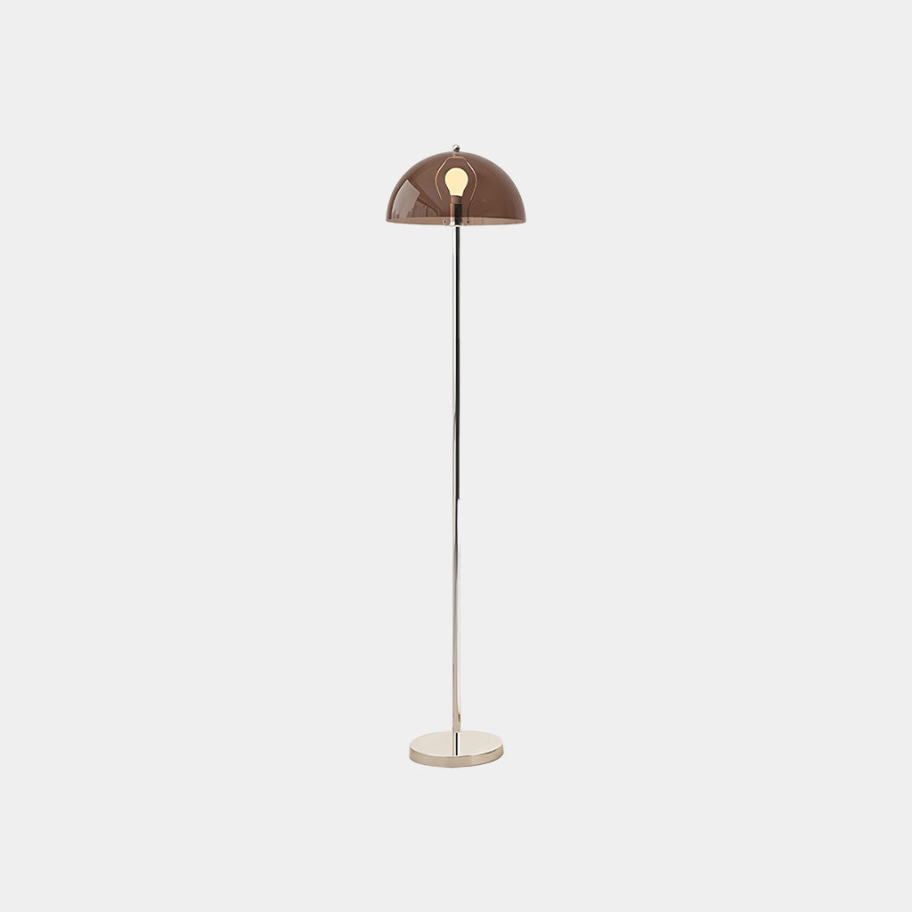 Lampe sur pied en acrylique du Nord avec dôme Madelmeer