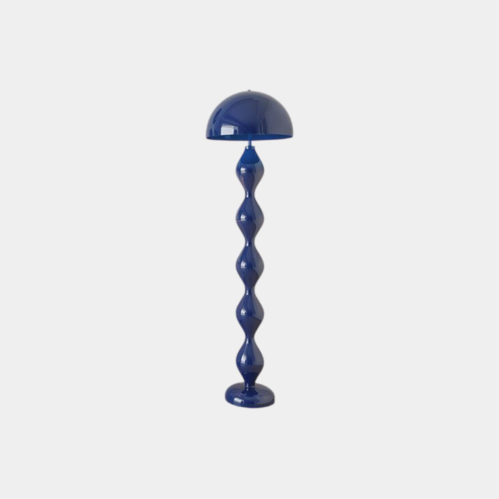 Lampe sur pied en fer unique en forme de calebasse Champignon Multicolore