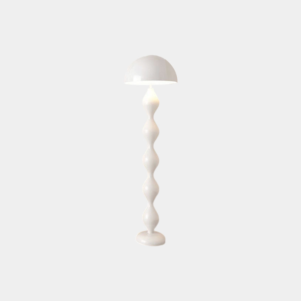 Lampe sur pied en fer unique en forme de calebasse Champignon Multicolore