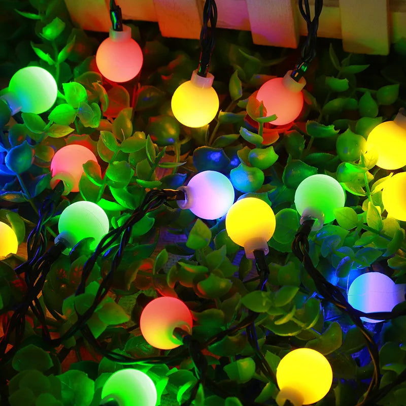 Guirlandes Lumineuses Solaires Pour Une Utilisation Extérieure
