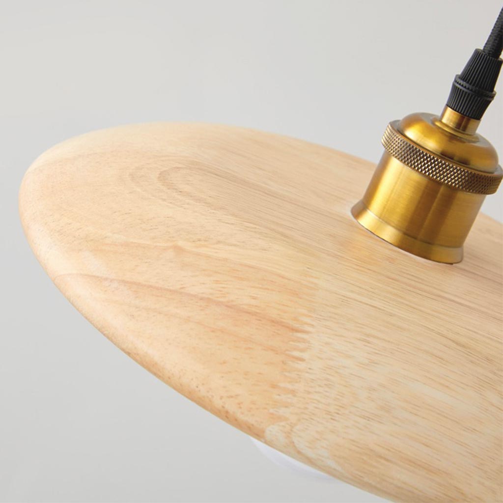 Suspension Japandi en bois pour salle à manger