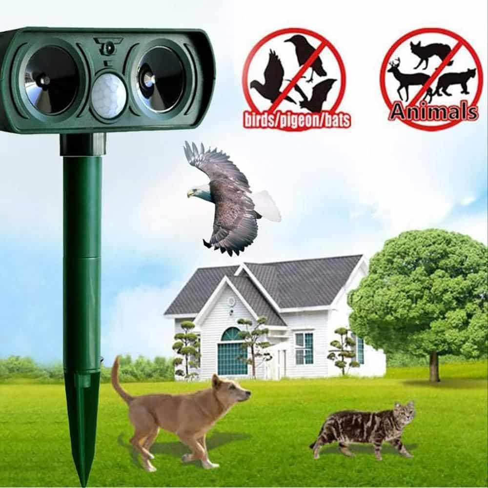 Répulsif Ultrasonique Solaire pour Animaux