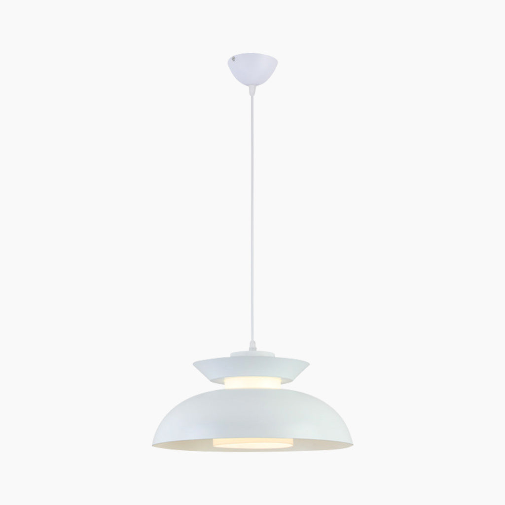 Suspension Macaron Aluminium String UFO Bowl Nordique, 5 couleurs