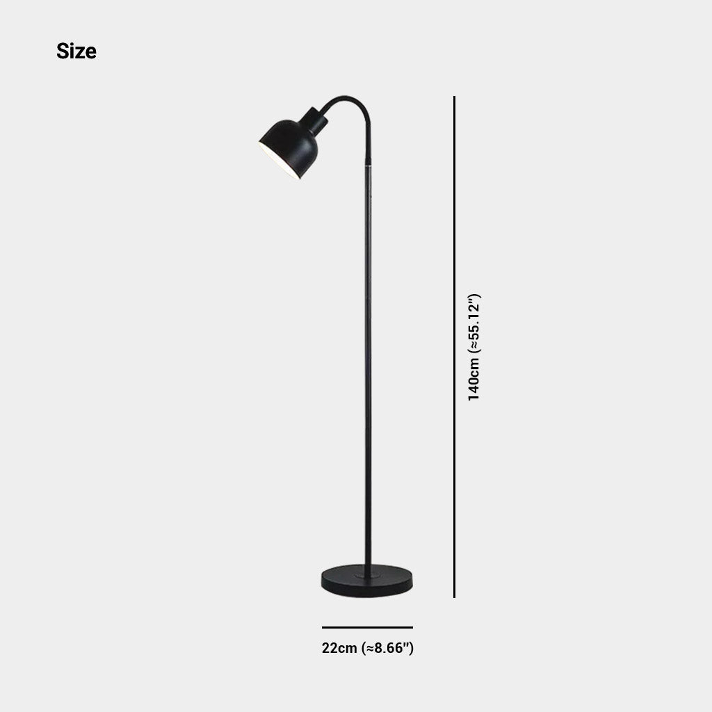 Lampe sur pied moderne minimaliste en fer, 6 couleurs