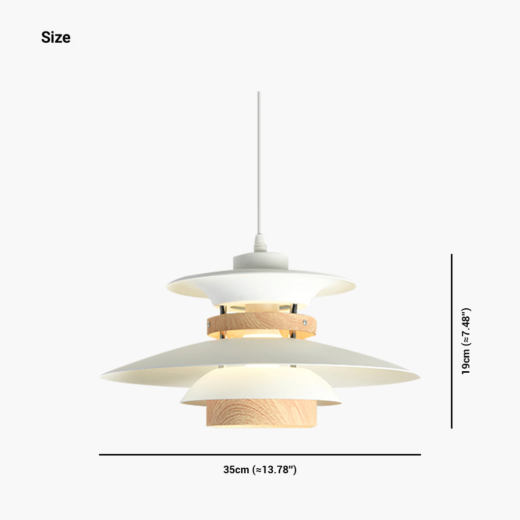 Suspension moderne de style scandinave, 3 couleurs