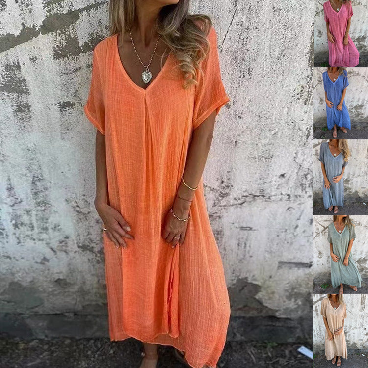 Josefine | Robe Premium avec Décolleté en V