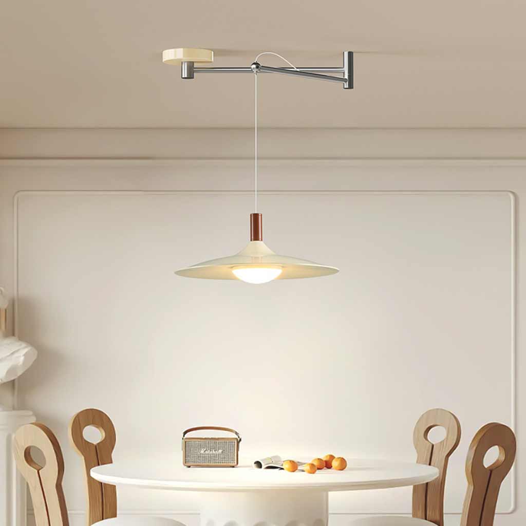 Suspension Lampe à Bras Articulé Soucoupe LED