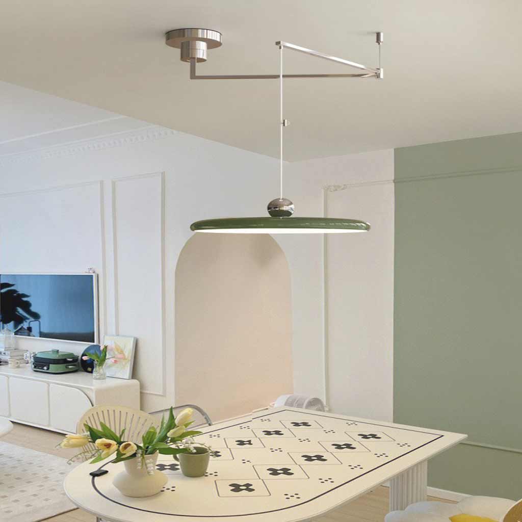Suspension à bras articulé UFO dimmable, 5 couleurs