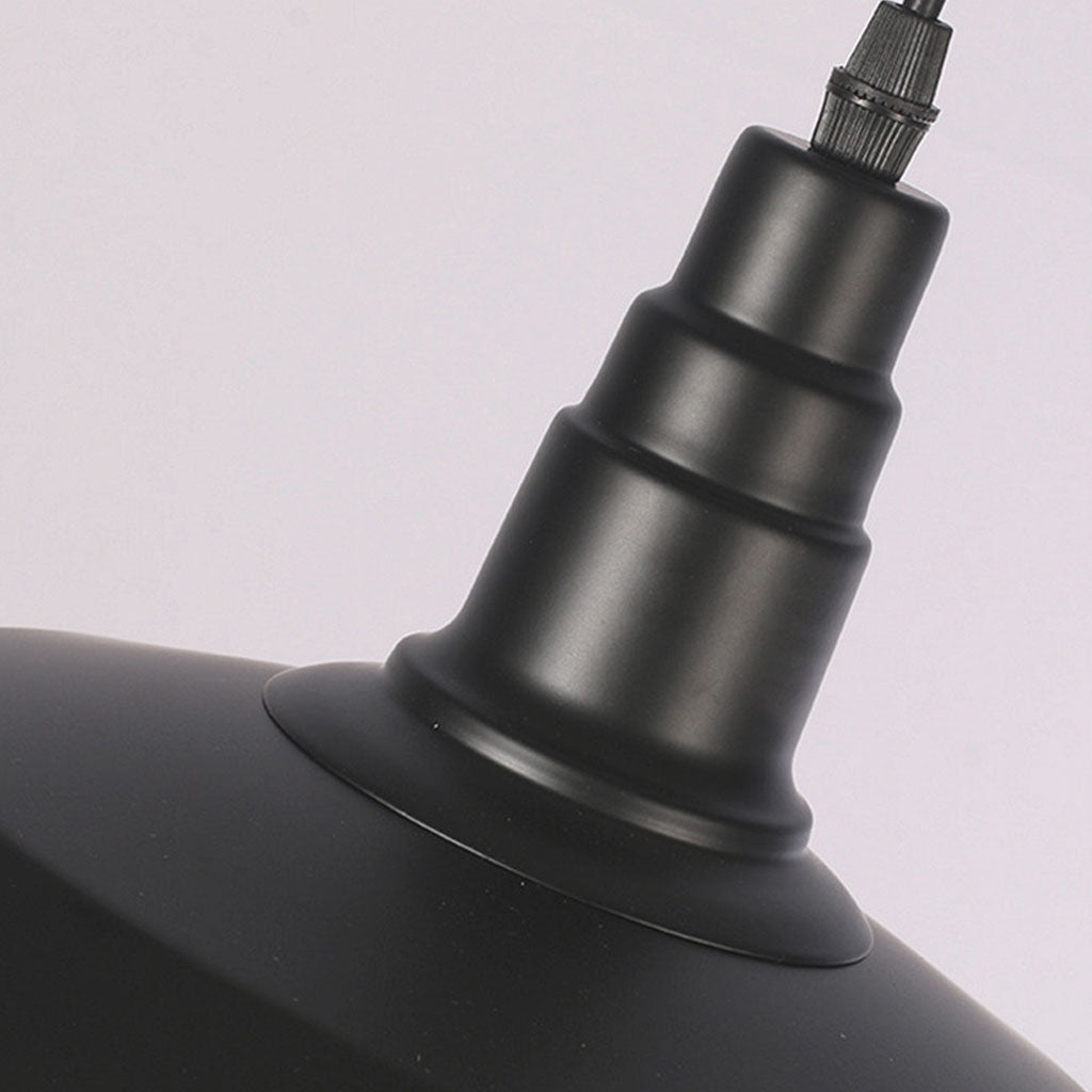 Suspension Industrielle Ferme Aluminium, Noir