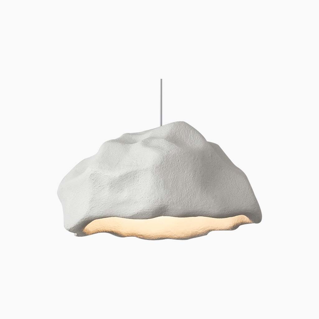 Suspension Japonaise Wabi-Sabi Pierre Naturelle, 4 couleurs